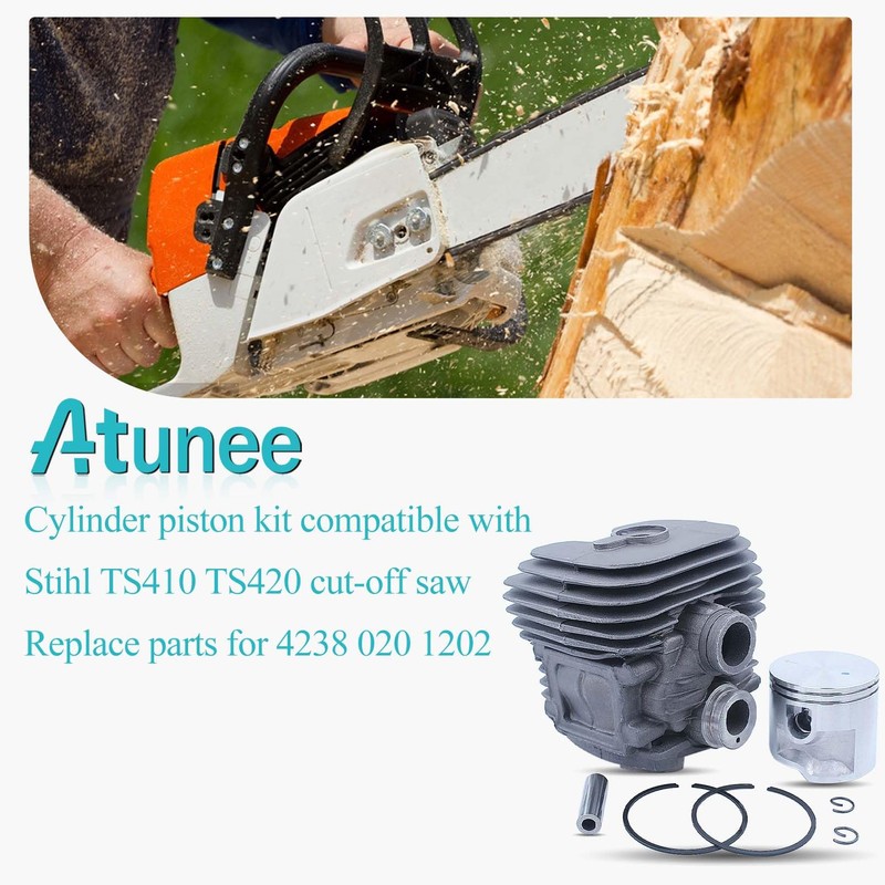 Atunee 50mm TS410 Cylinder Piston Kit for Stihl TS410 TS420