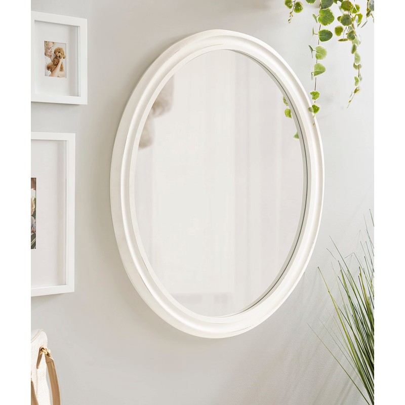 Kate and Laurel Mansell Oval Wall Mirror, 24 x 30,
