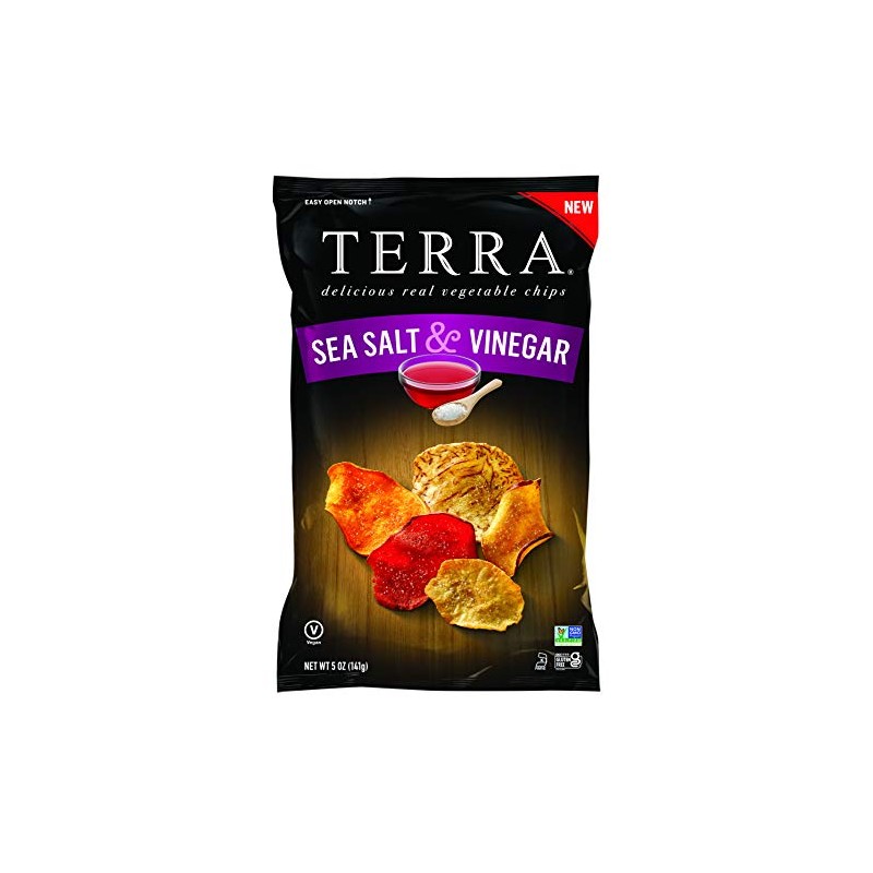 Terra Vegetable Chips, Sea Salt and Vinegar, 5 oz