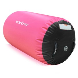 VOFiTNY Gymnastics Air Barrel Tumbling Trainer 4t L x 2.5ft D Octagon Mat Roller Back-bend for Home/Gym Do Not Include Pump