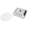 Display Rotatorio LED con Base Giratoria para Cristal, Soporte de