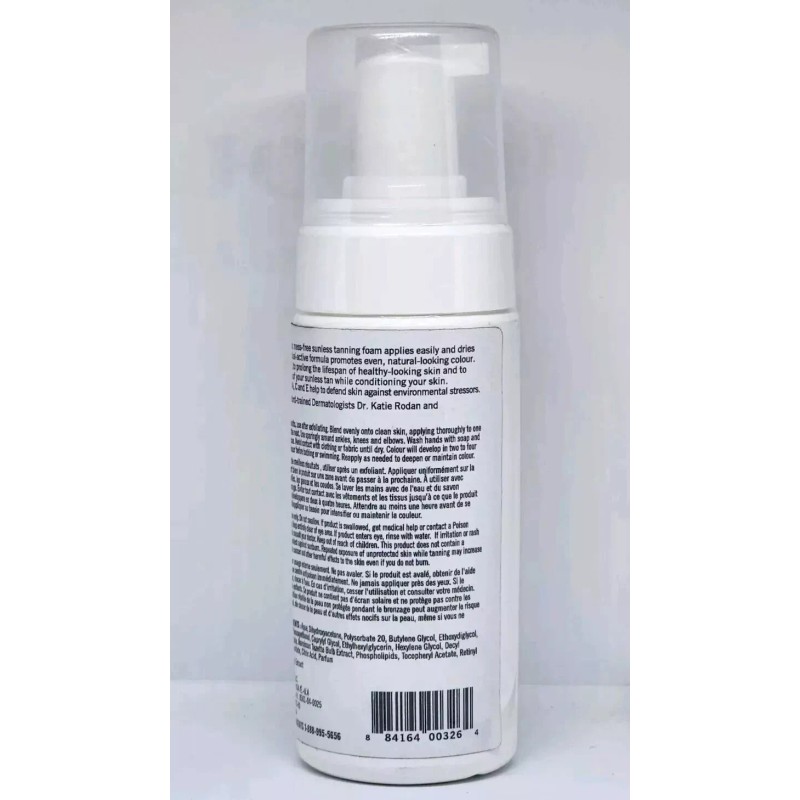 Rodan + Fields Essentials Foaming Sunless Tan Self Tanning Foam