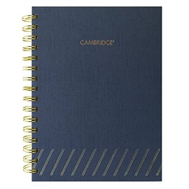 Cambridge WorkStyle Notebook, Lines, 152 Sheets, 8-1/2" x 6-1/2", Blue (590155)