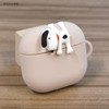 Gourmandies SNGG-116B Peanuts Snoopy AirPods 4 Silicone Case Hanging