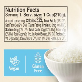 O'Food BAP Instant Cooked White Rice – (12 Pack) Microwavable Korean Sticky Rice Bowls, Gluten-Free Asian Pantry Staple, Ready in 90 Seconds, Korean Food Quick Meal, Microwave Safe Rice Cups