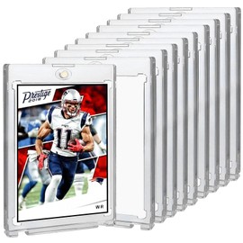 Pack of 10 35PT Transparent Card Frame, Magnetic Card Holder, Acrylic Hard Card Sleeves, Trading Card Sleeves, Plastic for MTG, Sports, Baseball, Football, Magic, Magic, Yugioh, Collection