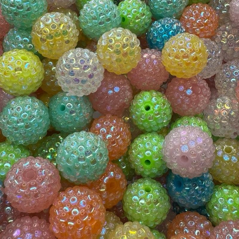 (RH3) 10pc - 20mm Rhinestone Bead for Pen:_Jelly