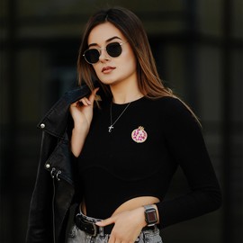 EMEGCY Pomegranate Brooch for Women Rhinestone Pomegranate Brooch Pin Gold Plated Pomegranate Lapel Pin Jewelry Gift for Mom Wife