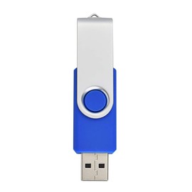 Aiibe 16 GB Flash Drive 10 Pack USB Flash Drives 16G USB 2.0 Memory Stick Thumb Drive Data Storage Swivel Keychain Design Pen Zip Drives Wholesale/Lot/Bulk (10 Pack, 16GB, Blue)