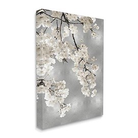 Stupell Industries Spring Blossoms White Flowers Tree Branch, Designed by Kate Bennett Canvas Wall Art, 24 x 30