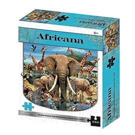 Howard Robinson K22514 Kidicraft - Africana Elephant Traditional Jigsaw Puzzle, Multicolour
