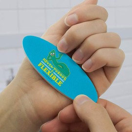 Adventurous and Flexible Gumby Double-Sided Oval Nail File Emery Board Set 4 Pack
