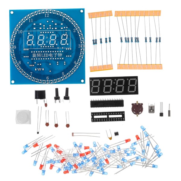 jojofuny 1 Set LED Electronic Kit Digital Timer Clocks Clock