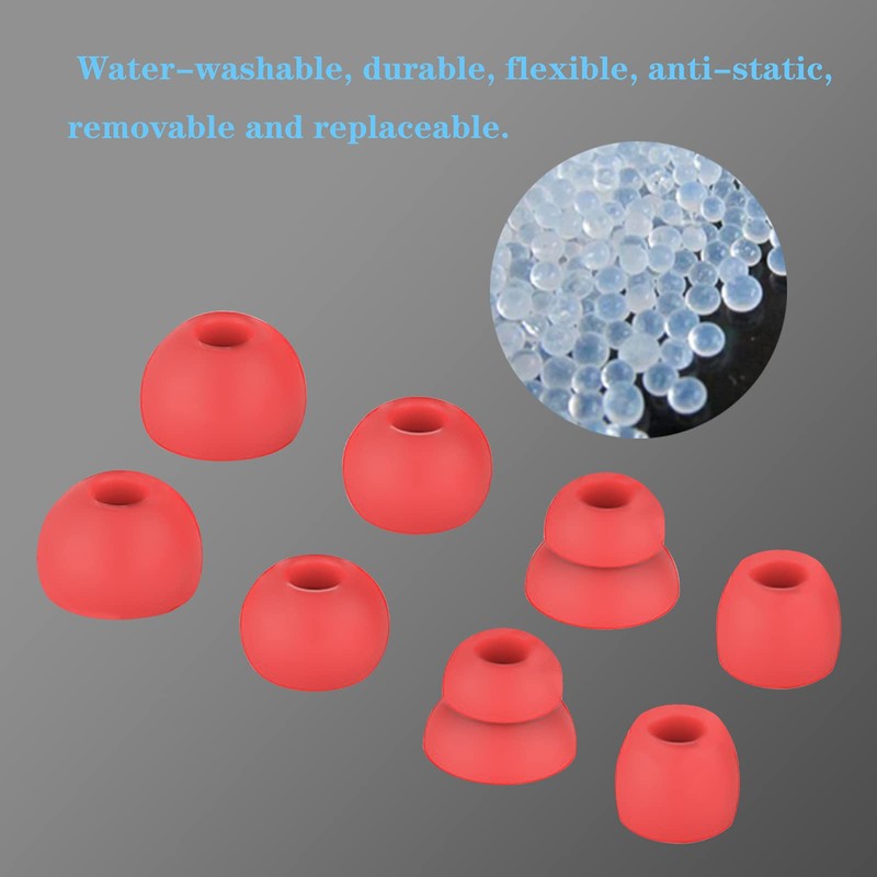 4 Pair Replacement Eartips Silicone Earbuds Buds Set for Powerbeats