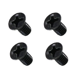 05-81-0592 M4 x 6mm Flat Head Machine Screw for Milwauke 2557-20 M12 Fuel 3/8" Ratchet,M4-0.70 x 6mm-10.9,T-10 Torx-4Pcs (4 Pcs Black)
