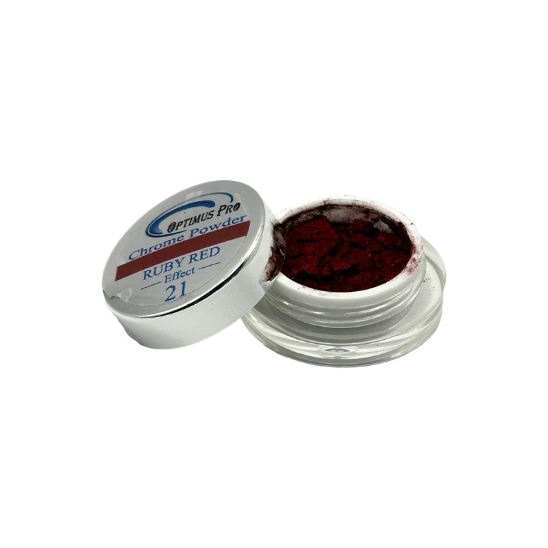 Optimus Pro Mirror Chrome Powder (Ruby Red 21, 1g)