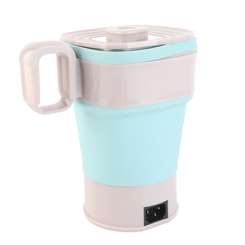 Foldable Electric Kettle 800W Silicone Portable Folding Thermostatic Control Hot