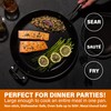 Gotham Steel Sauté Pan with Lid – 5.5 Quart Multipurpose