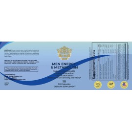 Bio Essence Health Science RGQ111 - Men Energy & Metabolism, 90 Capsules