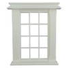 Melody Jane Dolls House Miniature White Plastic Georgian Window Frame