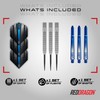 RED DRAGON Defender 24g Dardos de tungsteno con vuelos y