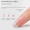 Esmalte Gel para Uñas UV LED, Soak Off Translúcido Nude