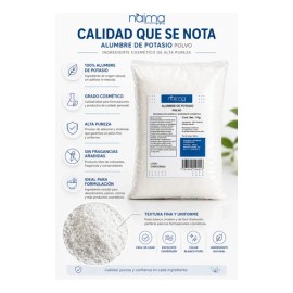 Piedra Alumbre Natural Polvo 3kg