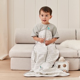 Love To Dream Sleeping Bag, 18-36 Months, Ideal Fabric for Mild Temperatures (18-24°C), Instead of Duvet, Baby Sleeping Bag, Baby Sleeping Bag, White