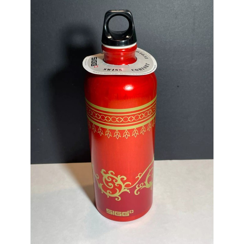 Sigg water bottle 1.0 liter Maha Ruby Red Swiss Made