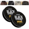 2PC Jabón de depilación de cabello gris natural, champú para
