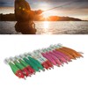 14Pcs Luminous Squid Hook Lure 8cm Artificial Shrimp Shape Fishing