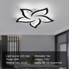 JAYMP 25.6" Flower Shaped Ceiling Light Dimmable Modern Ceiling Lamp