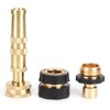 Brass Adjustable Hose Nozzle Water Hose Nozzles for Garden Sprayer