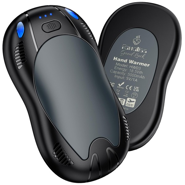 FANDLISS Electric Hand Warmer, 2 Pocket Heat with 10,000 mAh,