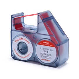 NIIMBOT Compatible Labeling Ribbon, Replacement Refill Tapes for B18 Thermal Transfer Label Printer, Clear Printing Long Storage Time, Up to 16 Meters, Red
