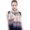 Lina & Lily Elephant Boho Print Women's Scarf Shawl Wrap