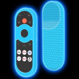 Silicone Cover for Vizio XRT290 Remote [Anti-Slip] Protective Case for ONN VIZIO WRT290 XRT29X Smart TV Remote Control (Glow Blue)