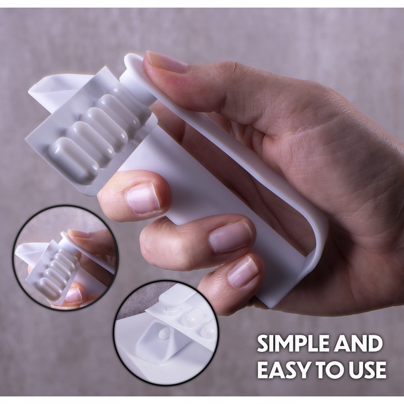 Pill Puncher/Remover. Remove Tablets and Pills from Blister Packs. Ideal