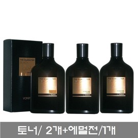Bonin The Character Black Signature 3 types (2 toners + 1 emulsion) men's cosmetics basic set / 보닌 더 캐릭터 블랙 시그니처 3종(토너2개+에멀전1개) 남성화장품 기초세트