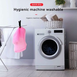 Exfoliating Washcloth & Body Scrubber for Shower (3 Pack) | ARCH&M Japanese Beauty Cloth for Deep Cleansing & Back Exfoliation (Orange x 3)