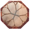Terre Shaman drum 8-corners with goat skin, Frame Drum, handmade