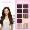 Befana Burgundy Clip in Hair Extensions,12inch 7Pcs 70g #99J Dark