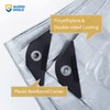 GUARD SHIELD Silver Tarp Waterproof 20x30 Feet Medium Duty All