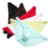 Pdbokew Men Briefs Comfortable Bikini Underwear 6Pack Medium
