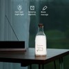 USB Rechargeable LED Bedside Lamp Milk Bottle DIY Message Night