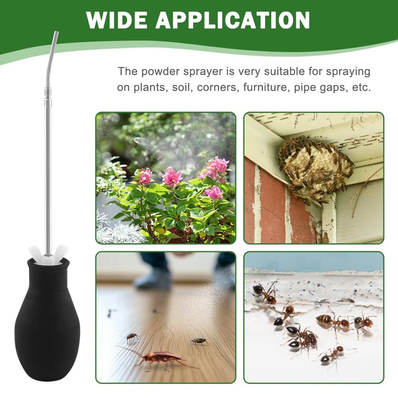Diatomaceous Earth Powder Duster,Garden Powder Applicator Dispenser