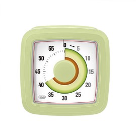 Kids Visual Timer for Kitchen,Classroom,Cooking,Learning,Bedroom,Office, 60-Minute Countdown Pomodoro Timer for Kids with Autism ADHD (Avocado Style)