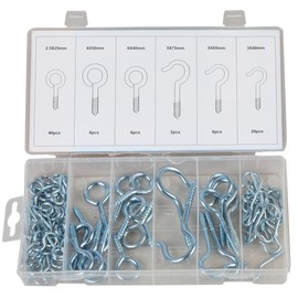 Eye Bolt Assortment, 80 Pieces, Hardware and Fasteners, 1 Piece | D00358