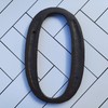 Cast Iron House Numbers-5 Inch Rustic Address Number- Solid &