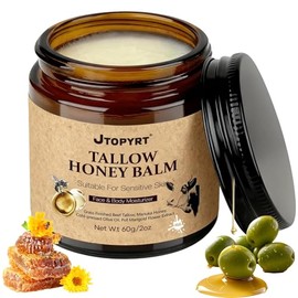 Cebo de Res para la Cara: Sebo de Res Sebo de Res para La Cara - Crema Facial con Acabado de Pasto de Animales Alimentados con Pasto,Cuidado de La Piel Profundamente Nutritiv